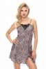 Koszulka Yamila II (Satin Nightdress) Leopard